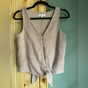 Madewell Tie-Front Sleeveless Top